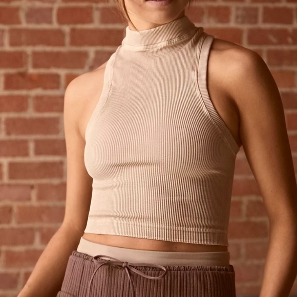 Free People Tops - 𝅺NEW Happiness Runs High-Neck Crop Tank Free People Movement
